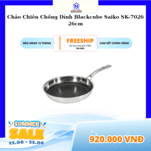 Chảo Chiên Chống Dính Blackcube Saiko SK-7026 26cm
