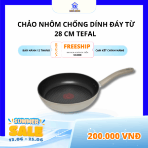 Chảo nhôm chống dính đáy từ 28 cm Tefal