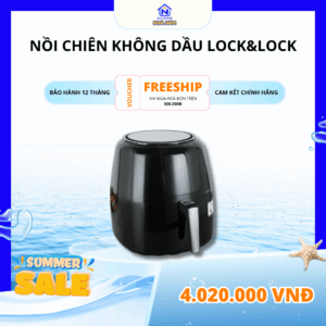 Nồi chiên không dầu Lock&Lock EJF296BLK 7.2 lít