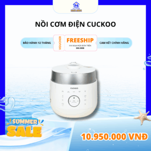Nồi cơm áp suất cao tần Cuckoo 1.08 lít CRP-LHTR0609F/WHSIVNCV