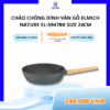 Chảo chống dính vân gỗ Elmich Nature EL-5947BK size 24cm