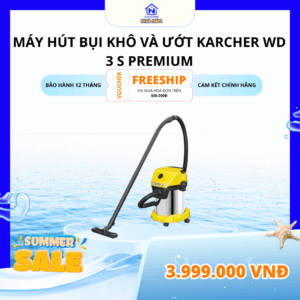 Máy hút bụi khô và ướt Karcher WD 3 S Premium